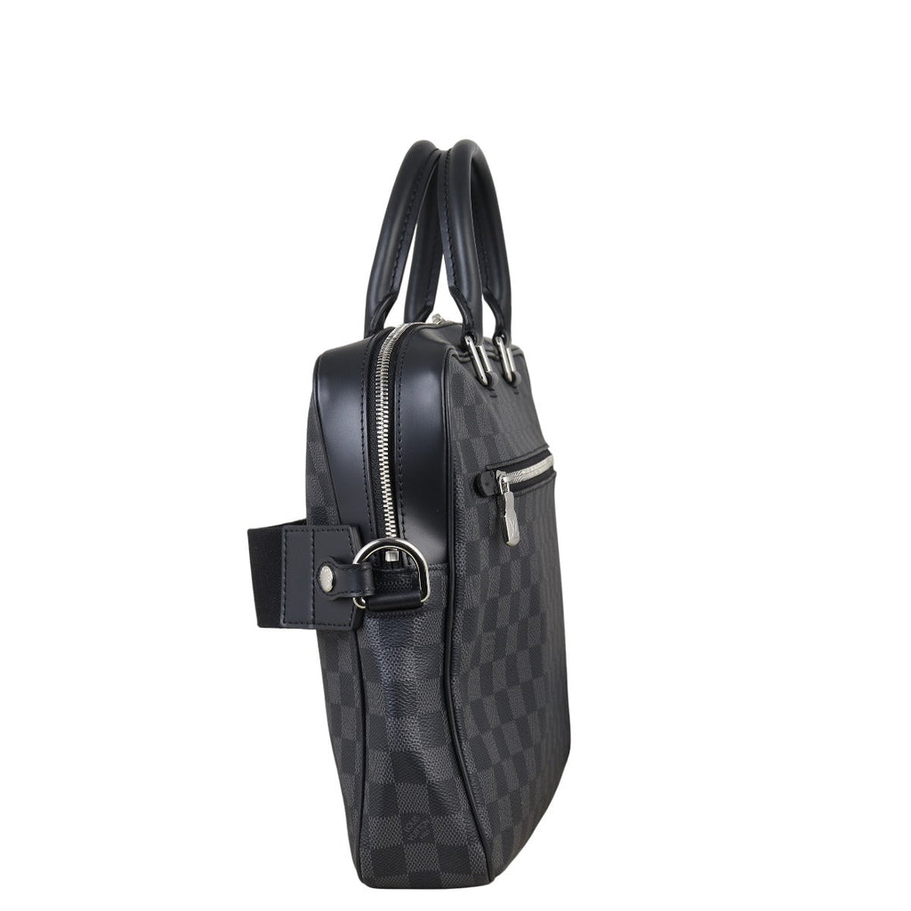 Louis Vuitton Porte Documents Jour Briefcase Damier Graphite