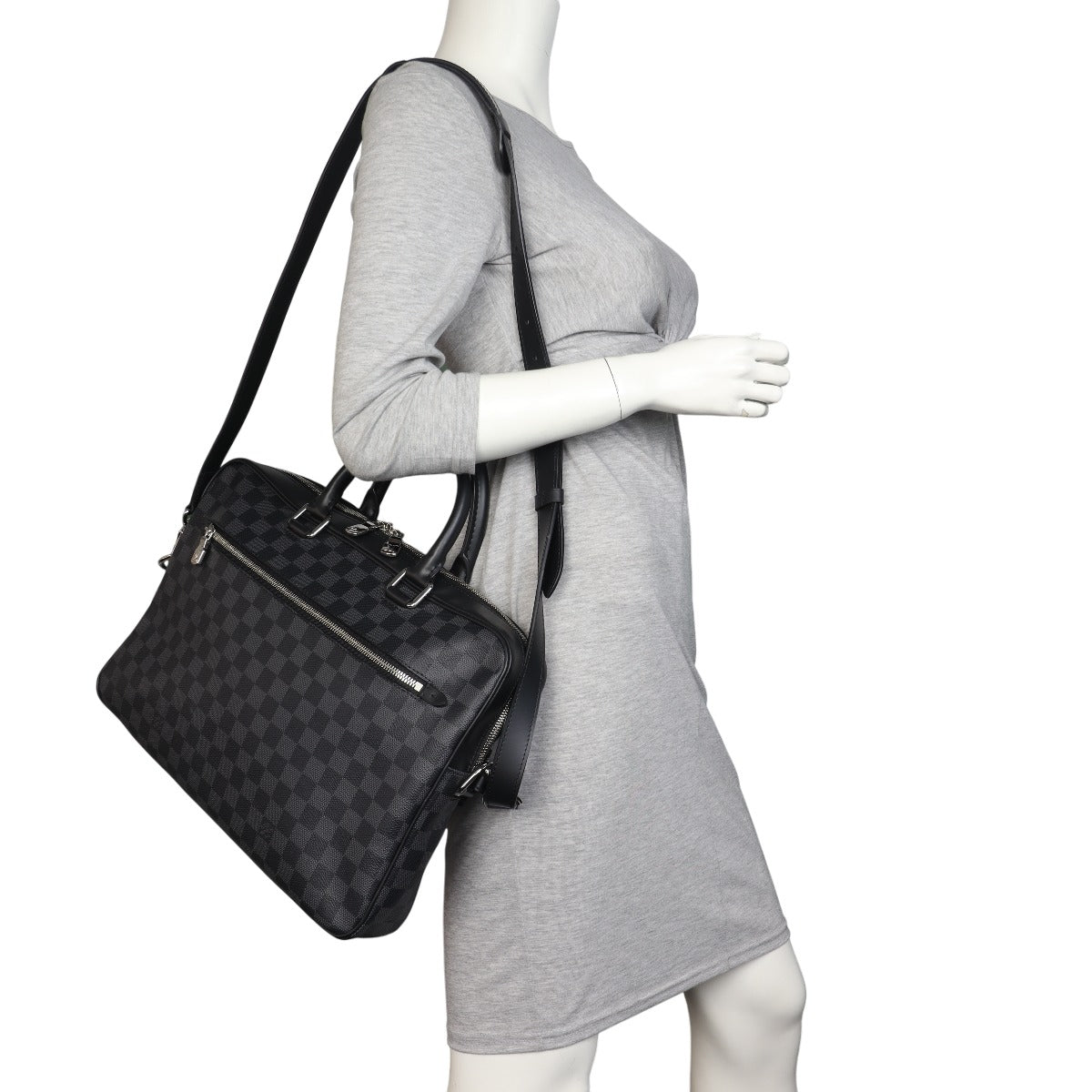 Louis Vuitton Porte Documents Jour Briefcase Damier Graphite