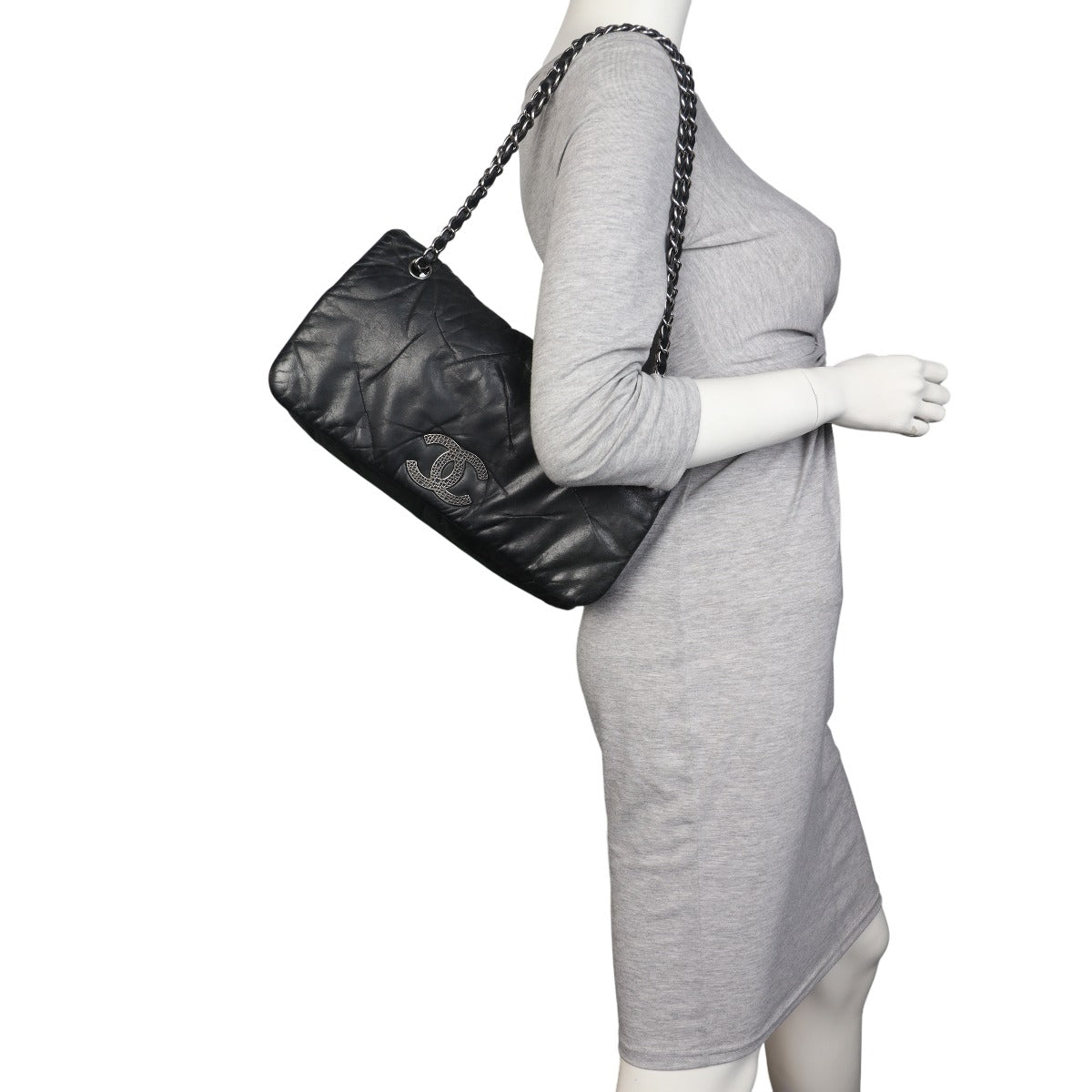 Chanel CC Glint Shoulder Flap Bag Iridescent