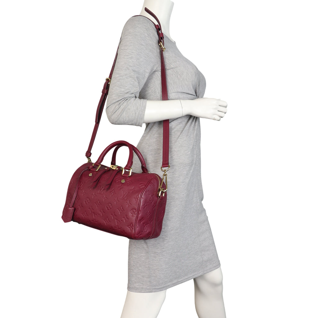 Louis Vuitton Speedy 25 Bandouliere Monogram Empreinte