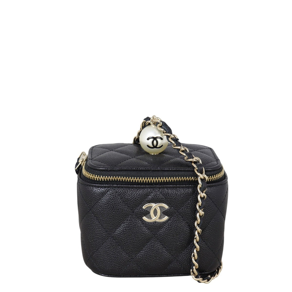 Chanel Pearl on Top Vanity Case Chain Bag Mini