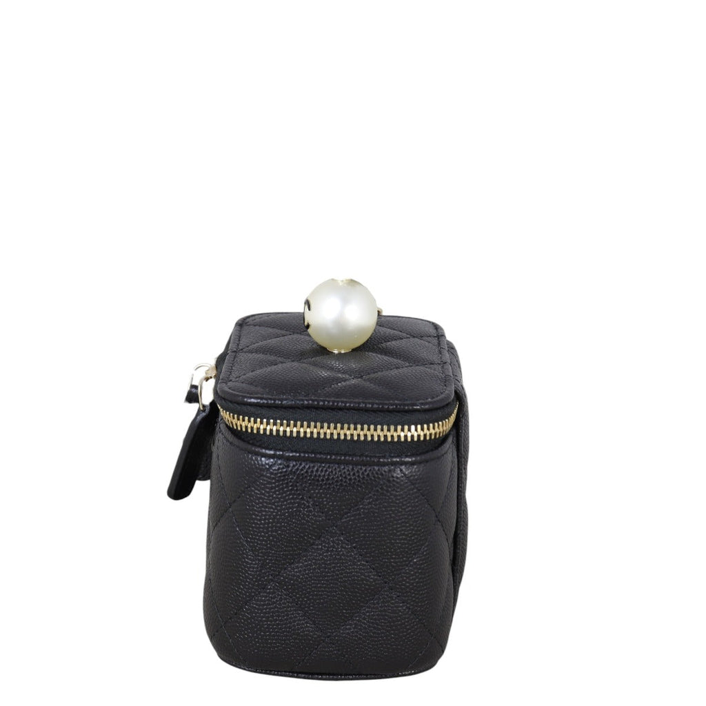 Chanel Pearl on Top Vanity Case Chain Bag Mini