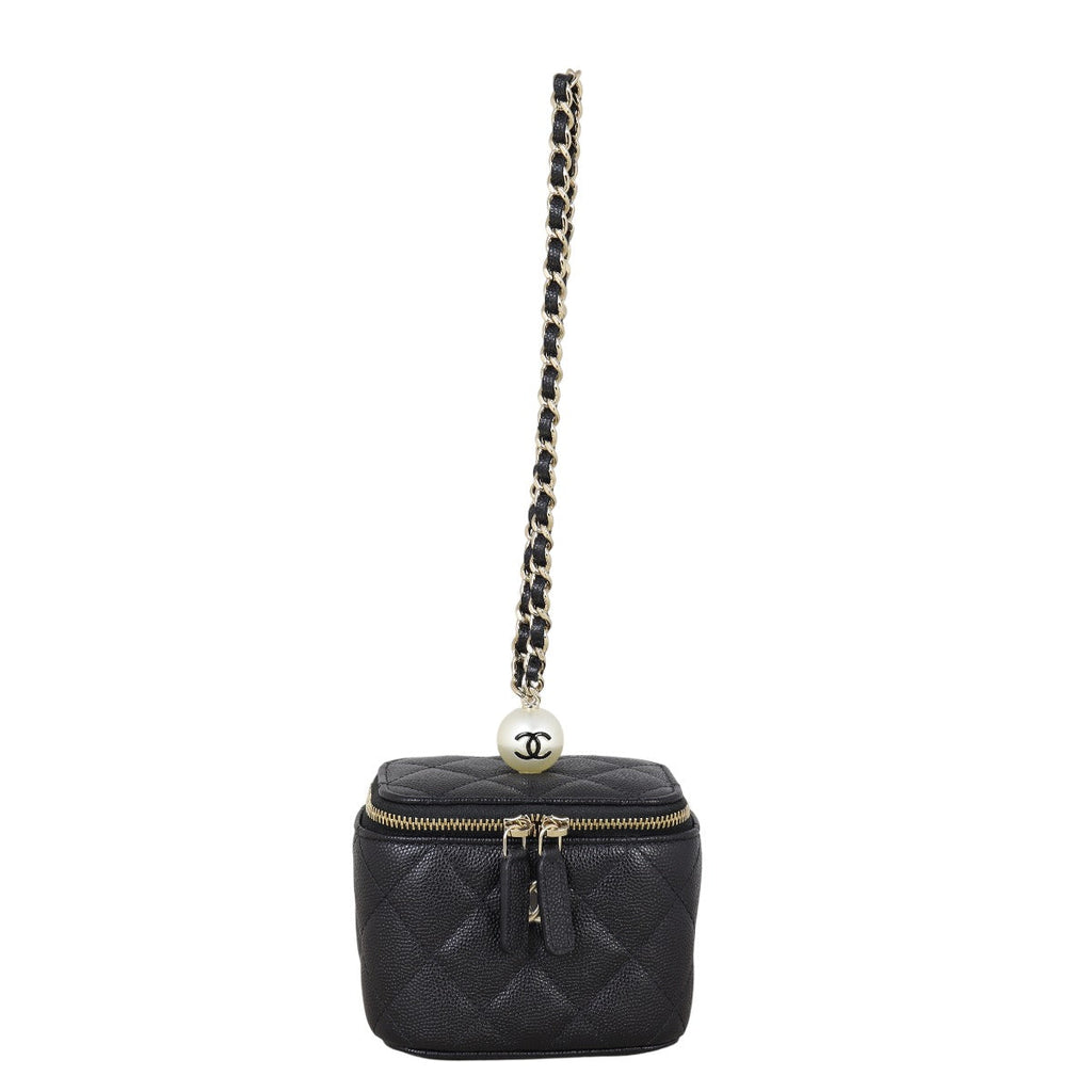 Chanel Pearl on Top Vanity Case Chain Bag Mini