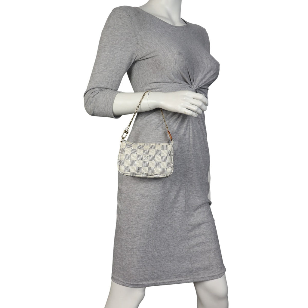 Louis Vuitton Mini Pochette Accessoires Damier Azur