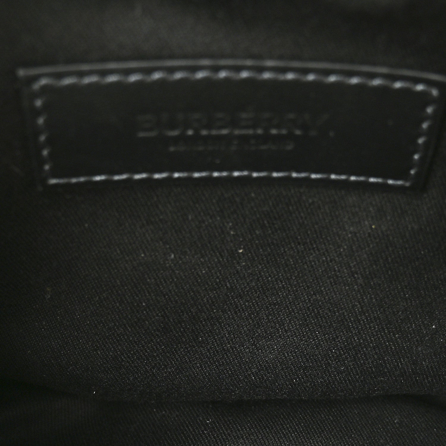E-canvas Check Cason Bum Bag Charcoal