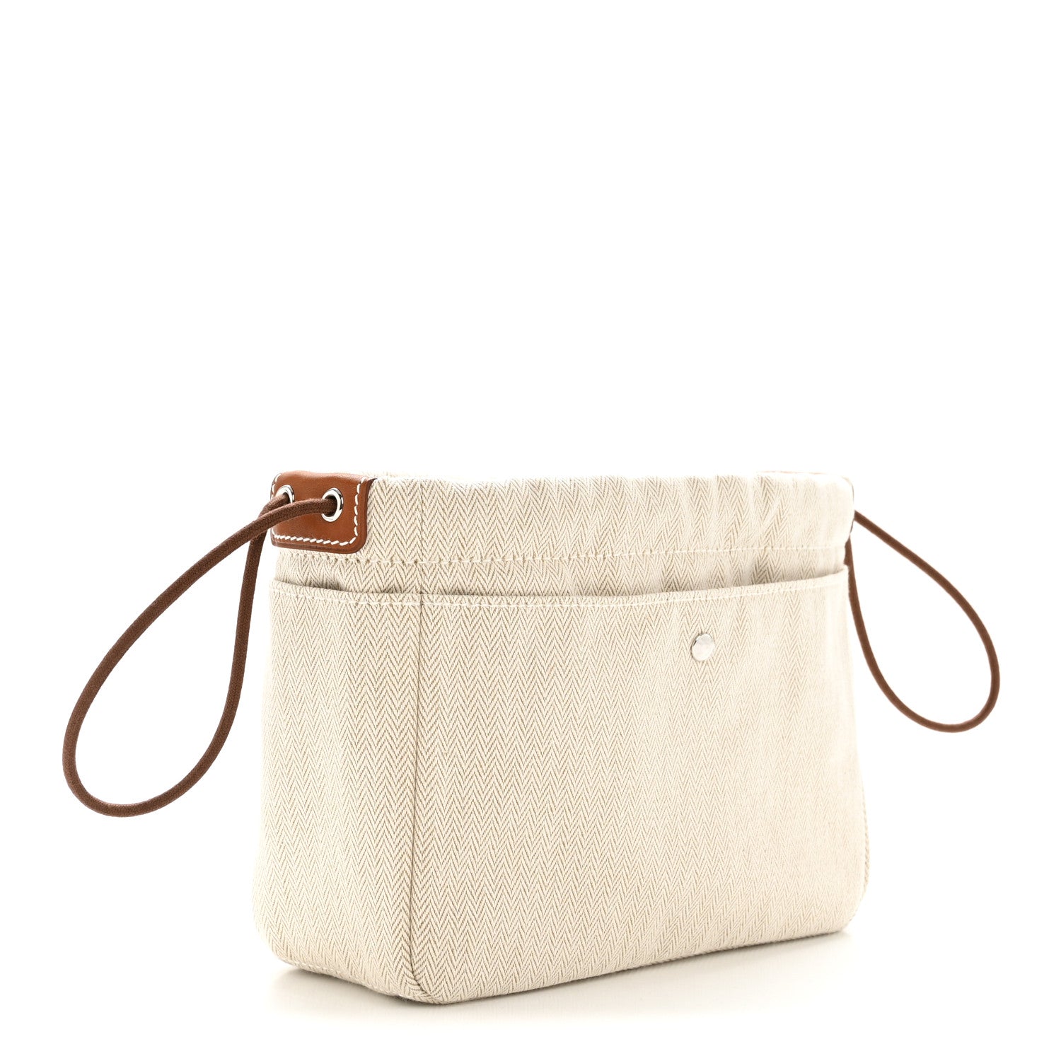 Canvas Barenia Fourbi 20 PM Pouch Naturel Fauve