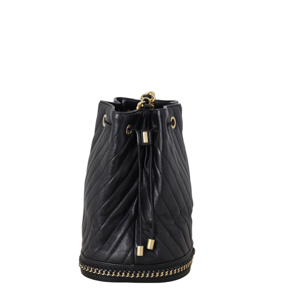 Chanel Paris Cosmopolite Bucket Bag Chevron