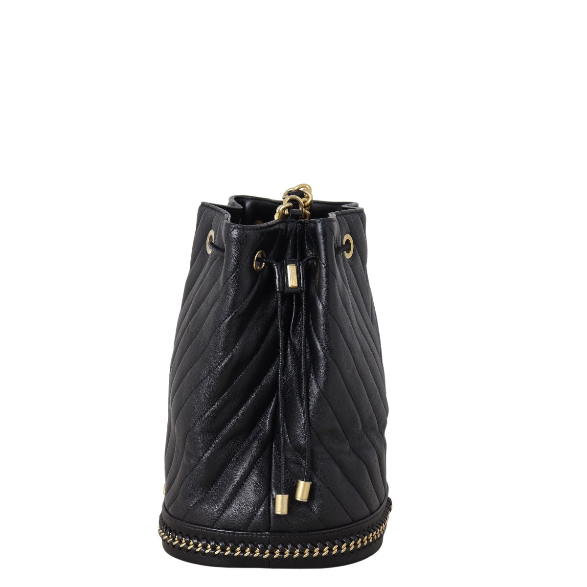 Chanel Paris Cosmopolite Bucket Bag Chevron