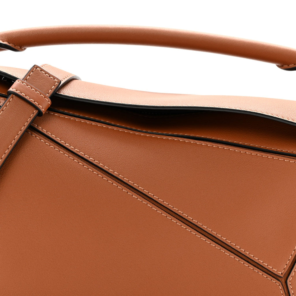 Calfskin Small Puzzle Bag Tan
