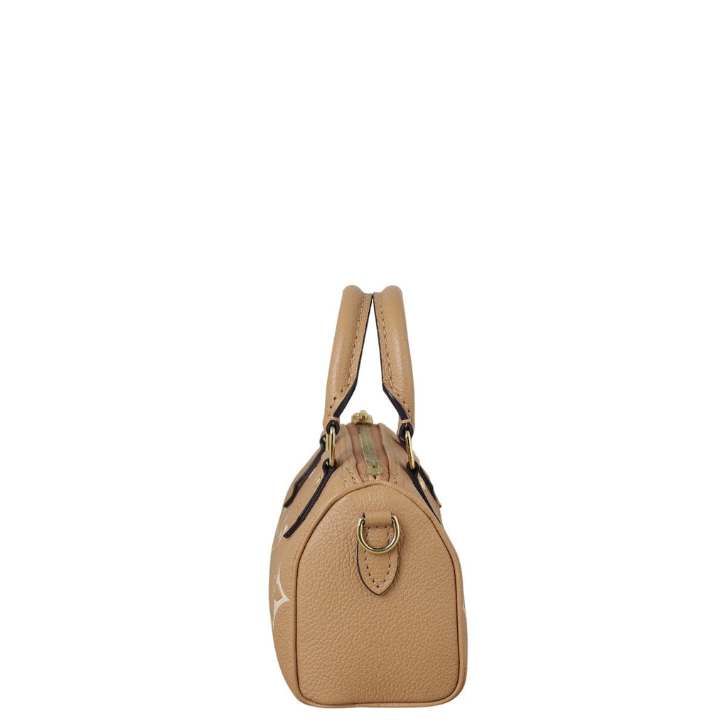 Louis Vuitton Nano Speedy Monogram Empreinte Giant Bicolour