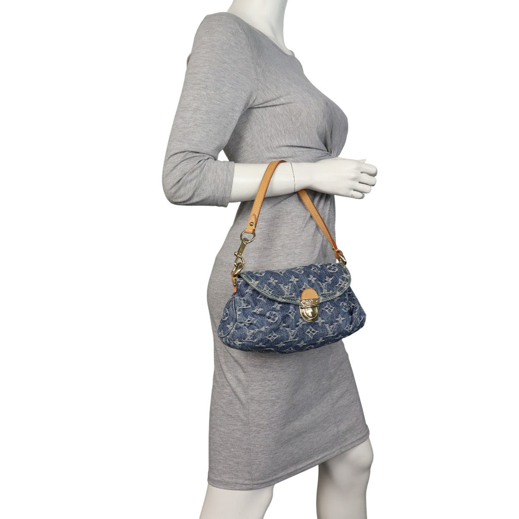 Louis Vuitton Mini Pleaty Monogram Denim