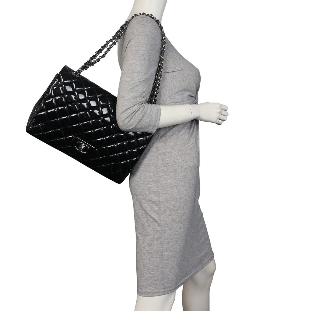 Chanel Classic Double Flap Maxi Patent