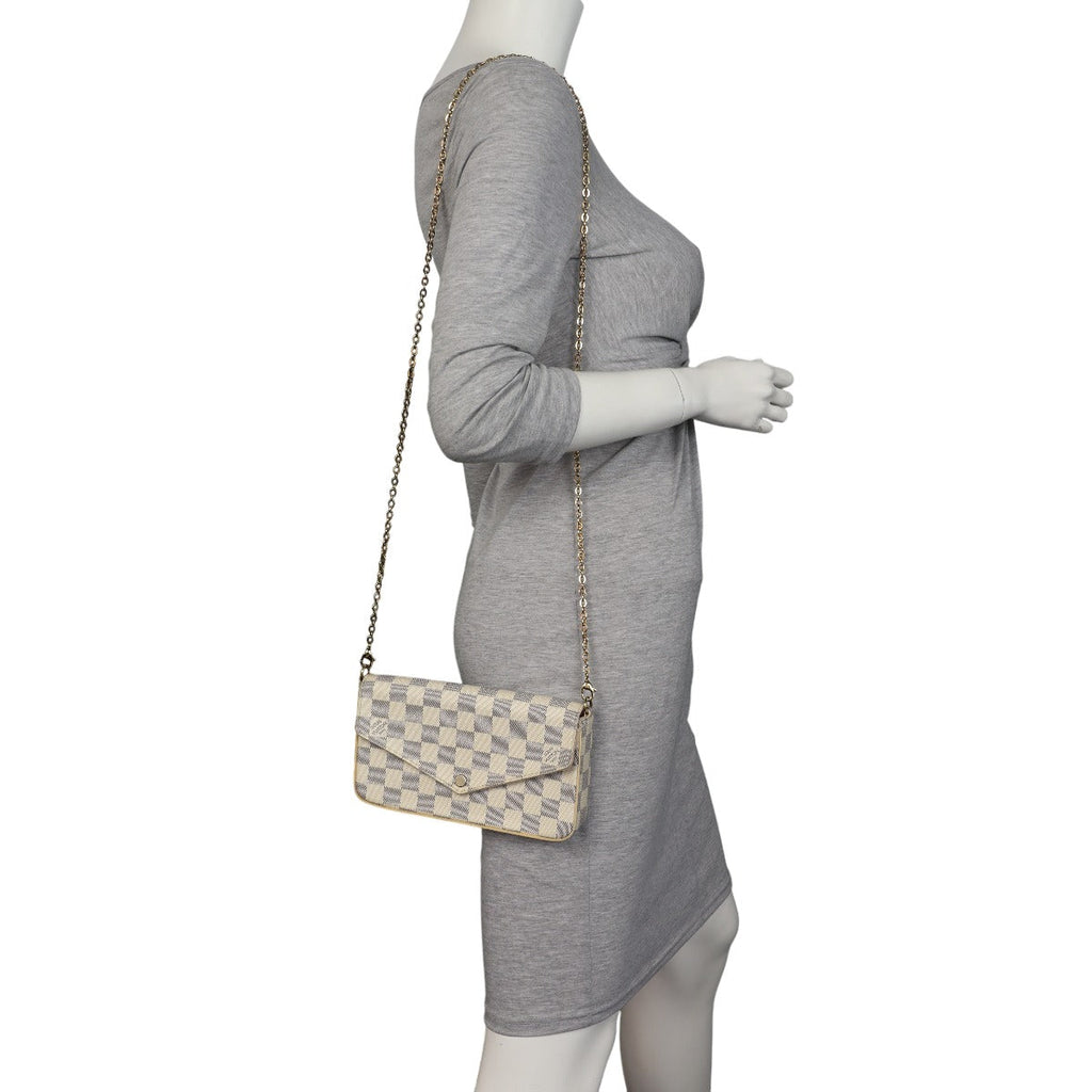 Louis Vuitton Pochette Felicie Damier Azur