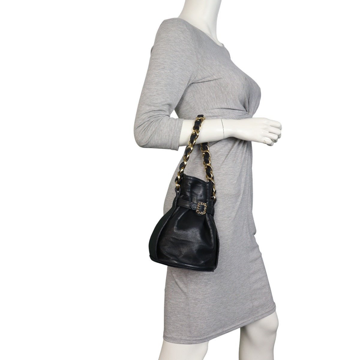 Chanel Vintage Chain Bucket Bag
