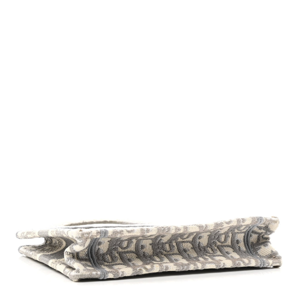 Oblique Mini Book Tote Grey Multicolor