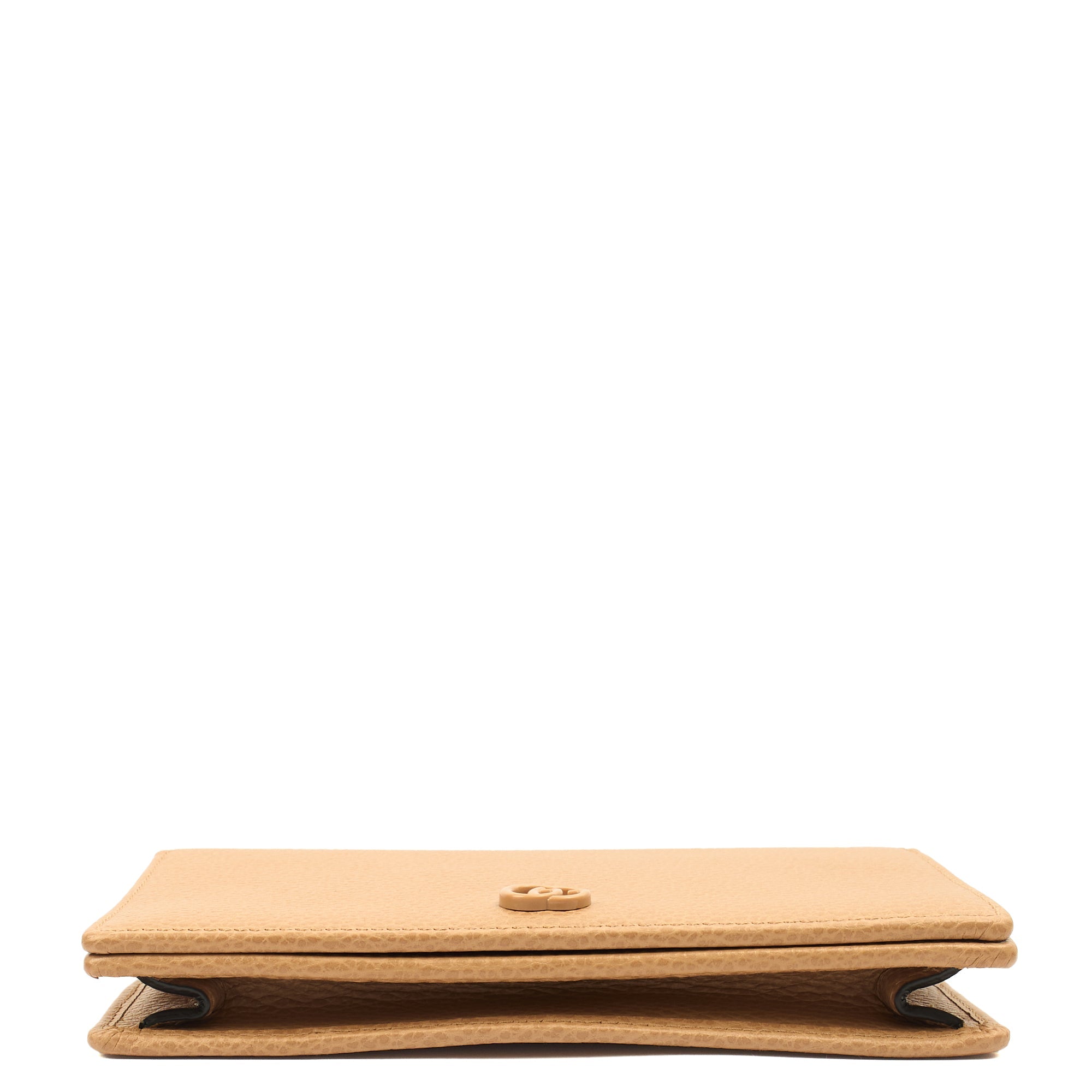 Gucci Cross Body Marmont Wallet On Chain in Neutral, Leather