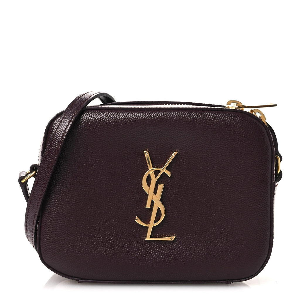 Grain De Poudre Small Classic Monogram Camera Bag Amaranto