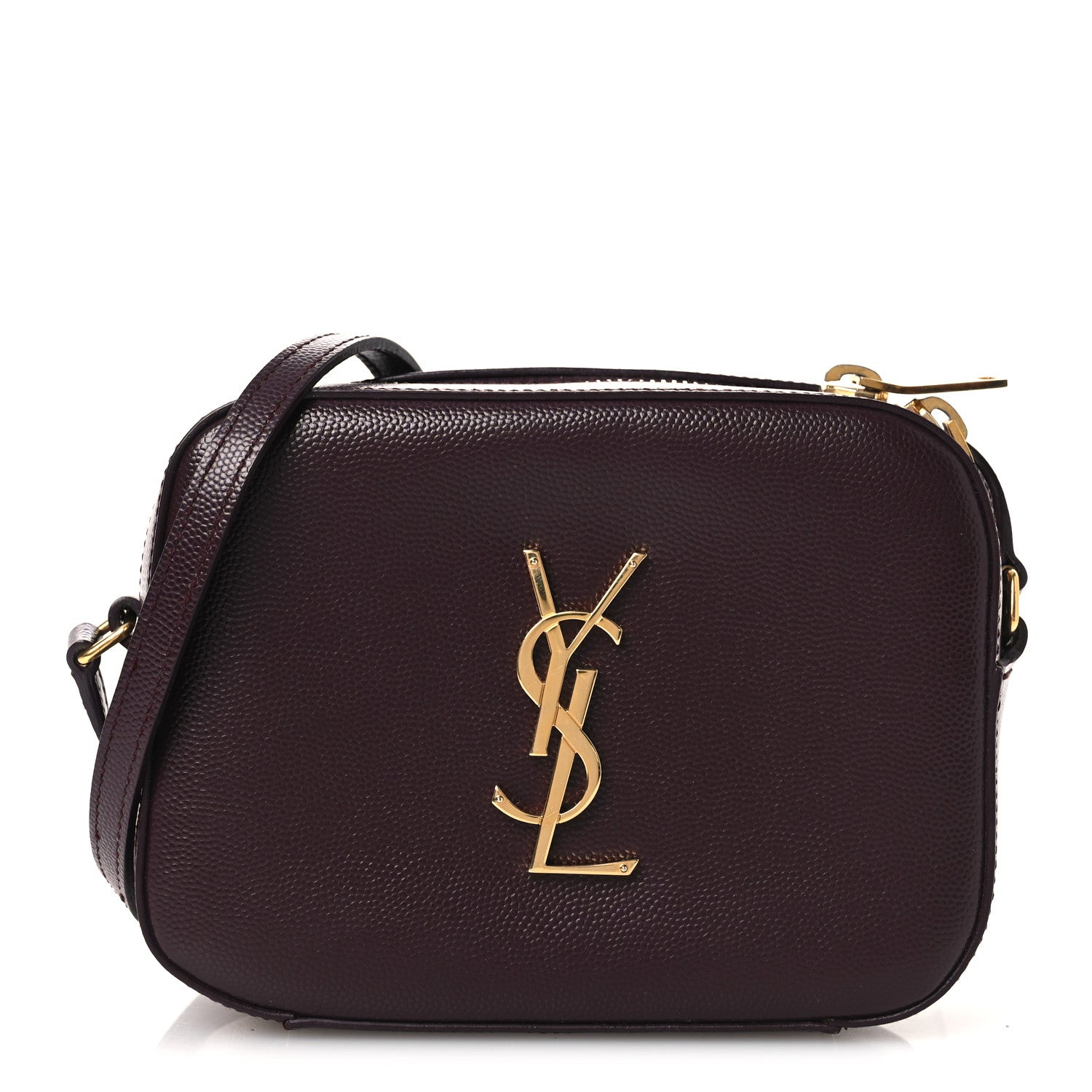 Grain De Poudre Small Classic Monogram Camera Bag Amaranto