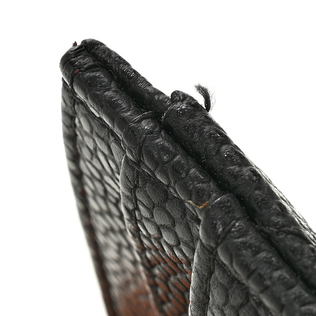 Caviar Quilted  Holder Black