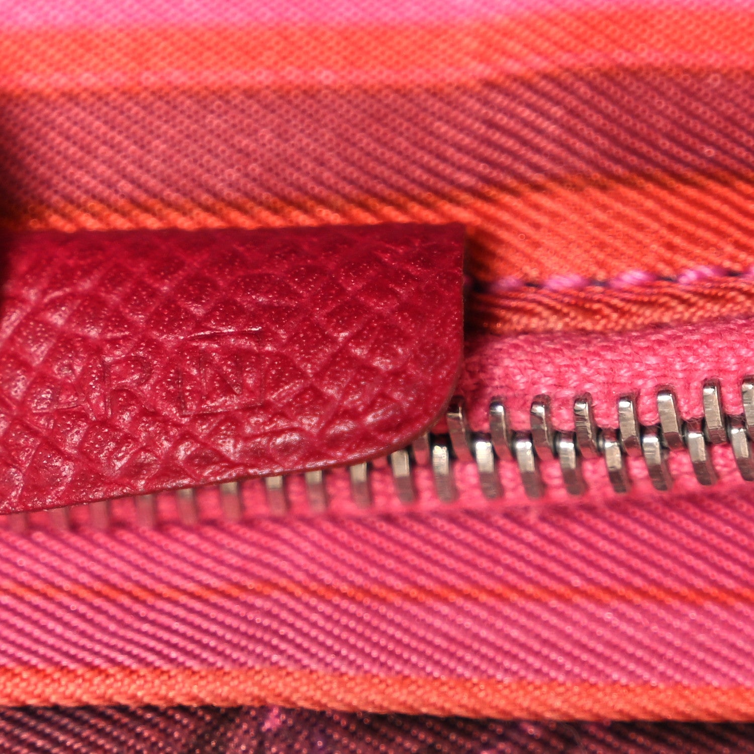 Epsom Silk'In Wallet Rose Pourpre