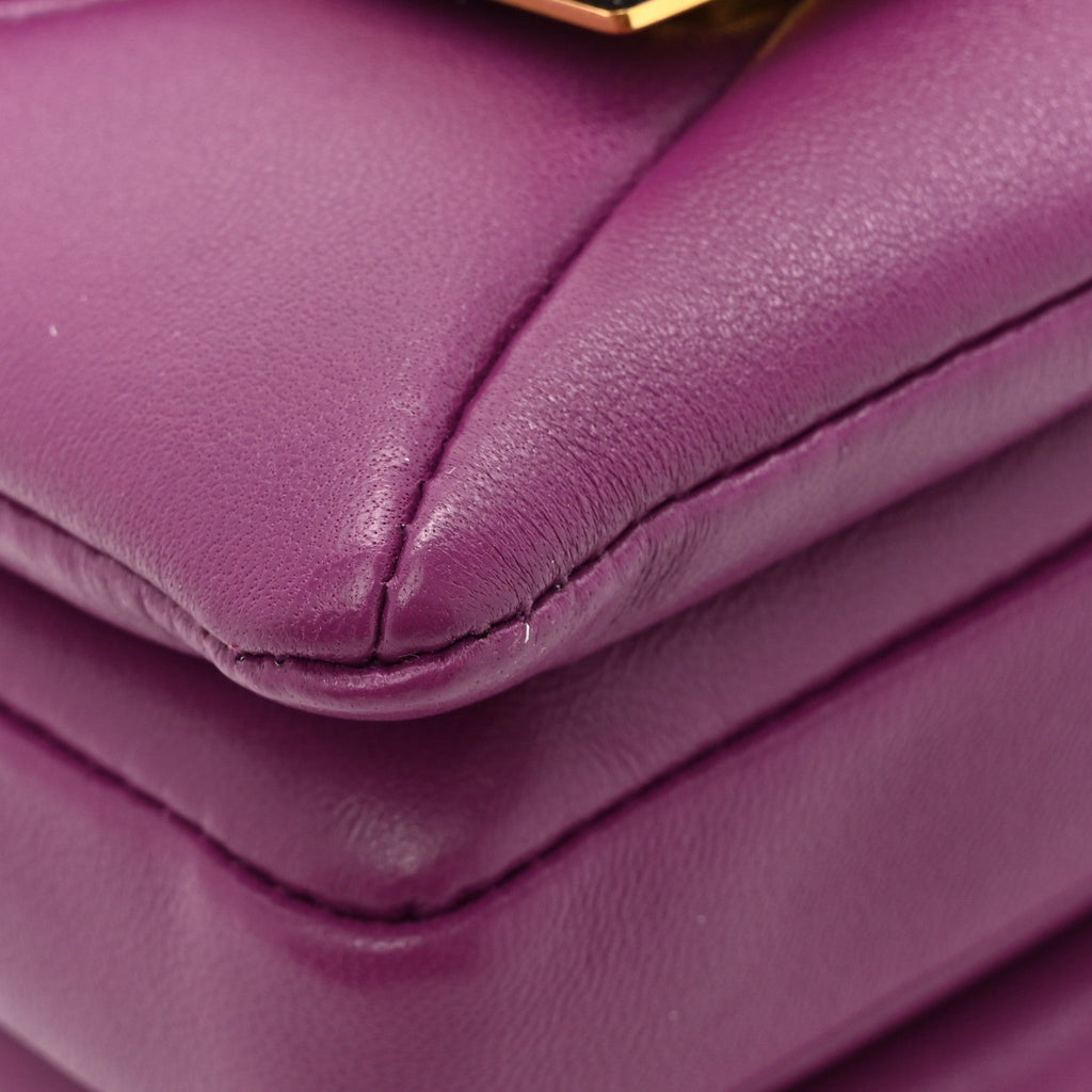 Nappa Micro One Stud Chain Bag Prune