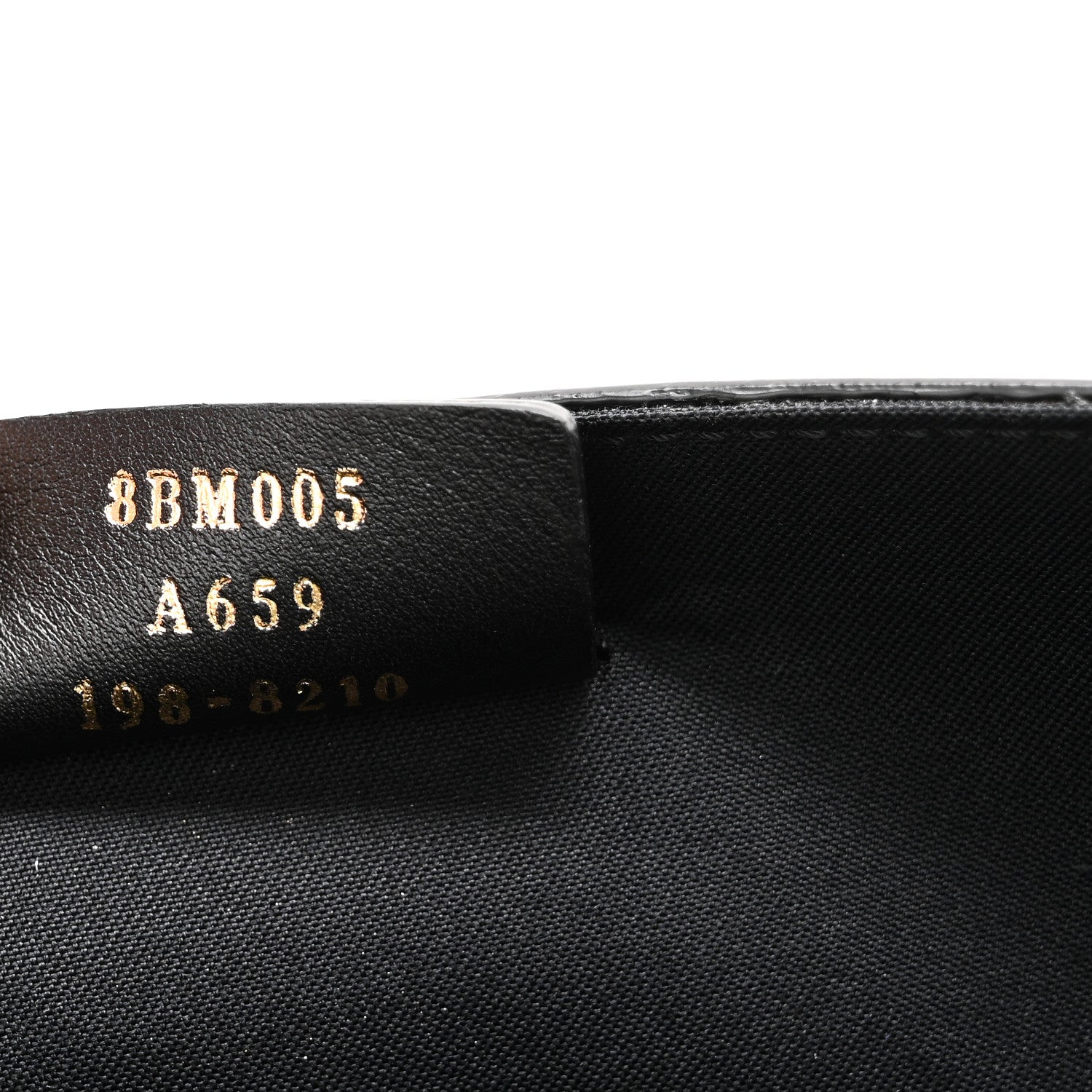 Vitello Liberty F is Fendi Bi-Color FF 1974 Embossed Envelope Belt Bag Maya Black