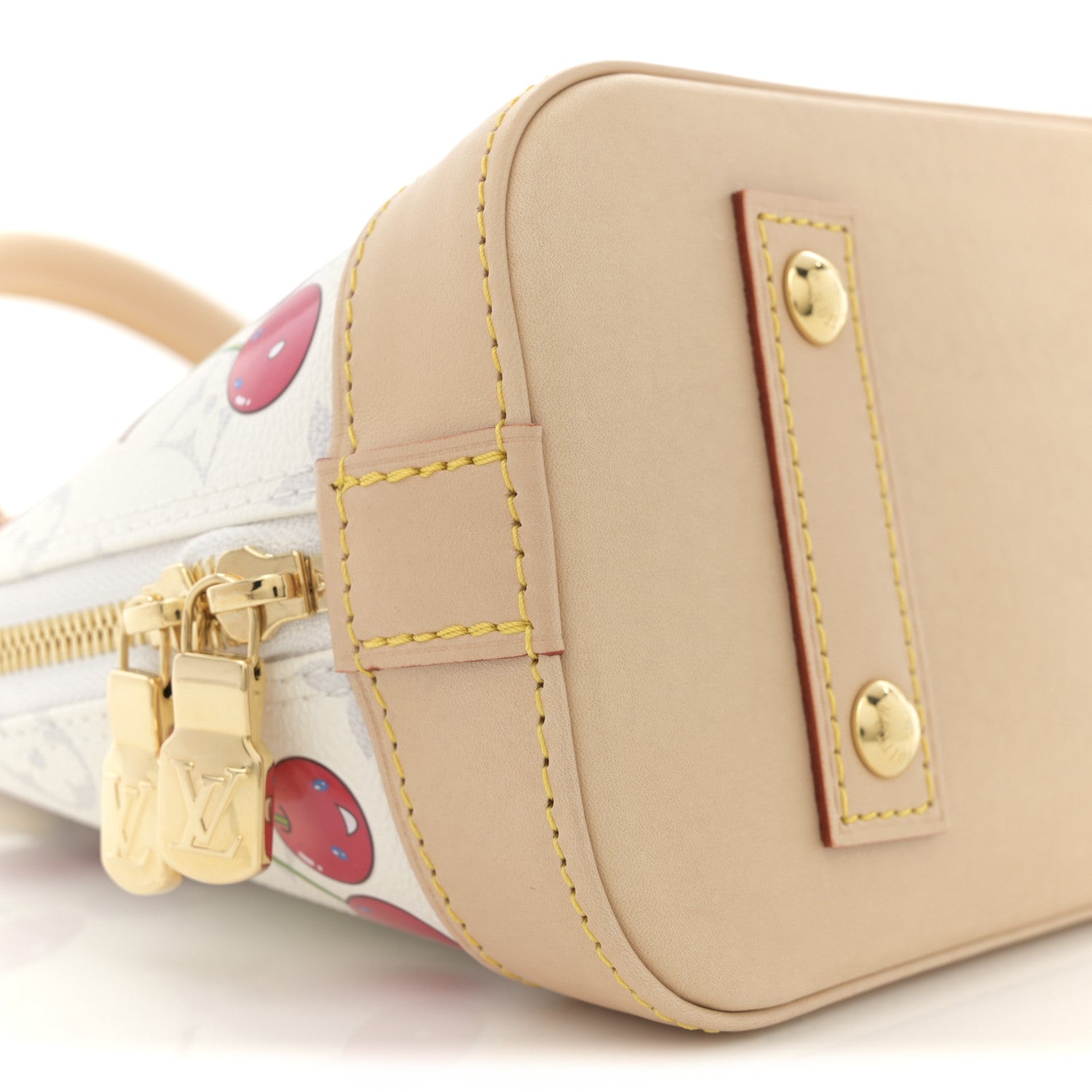 LV X TM Monogram Cerises Alma BB White