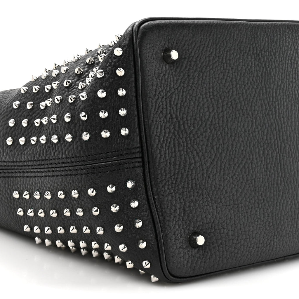 Calfskin Studded Medium Susanna Hobo Black