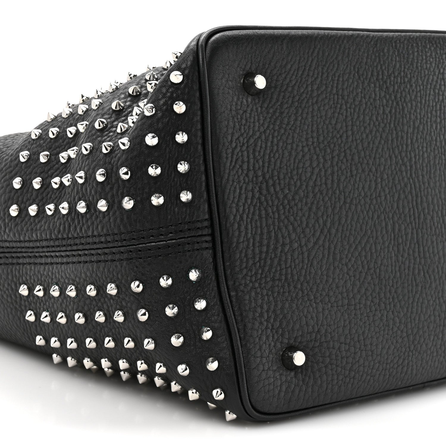 Calfskin Studded Medium Susanna Hobo Black