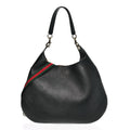 Soft Grained Calfskin Maxi B Hobo Black