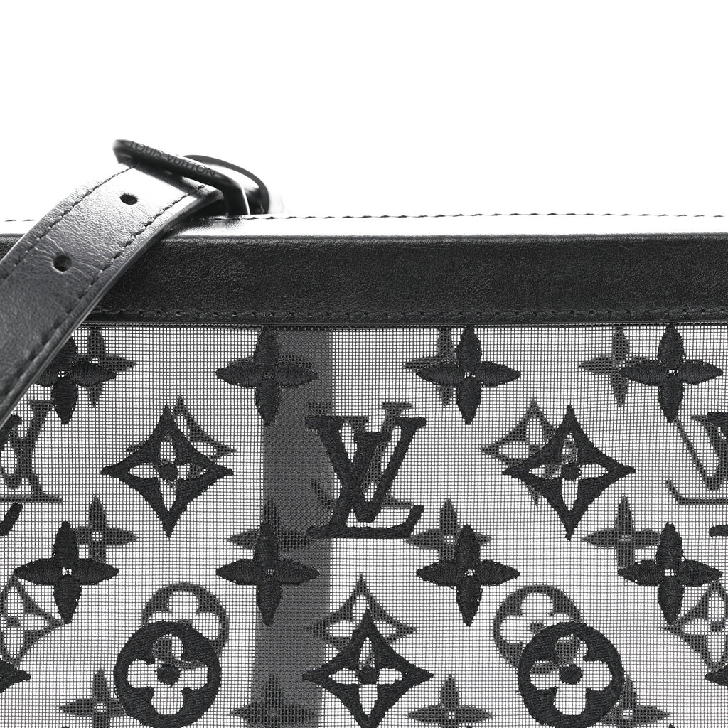 Monogram See Through Soft Trunk Black
