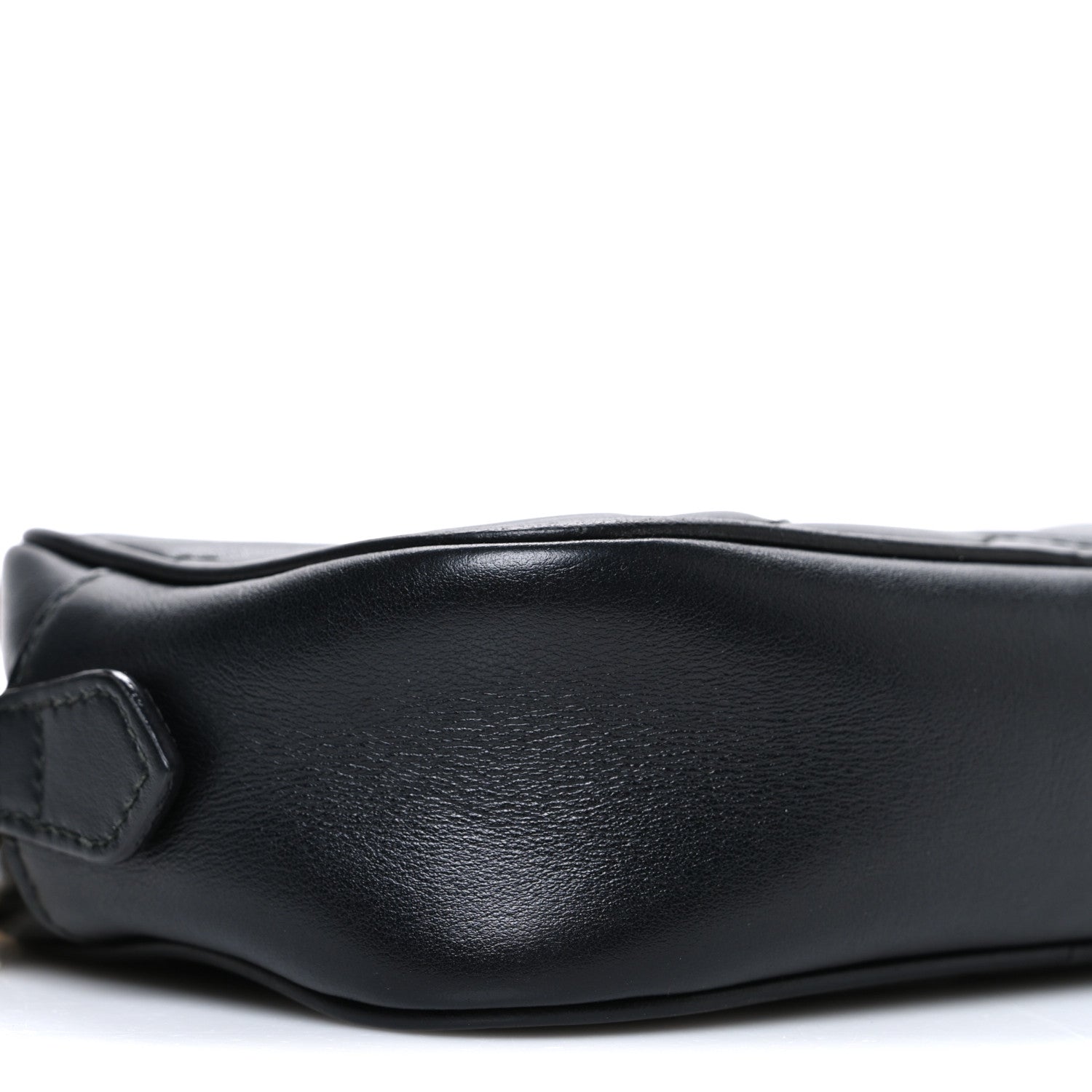 Calfskin Matelasse Mini GG Marmont Chain Shoulder Bag Black