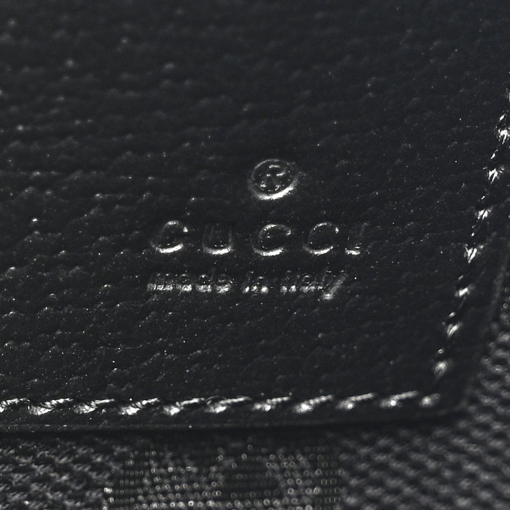 Calfskin Horsebit 1955 Wristlet Pouch Black