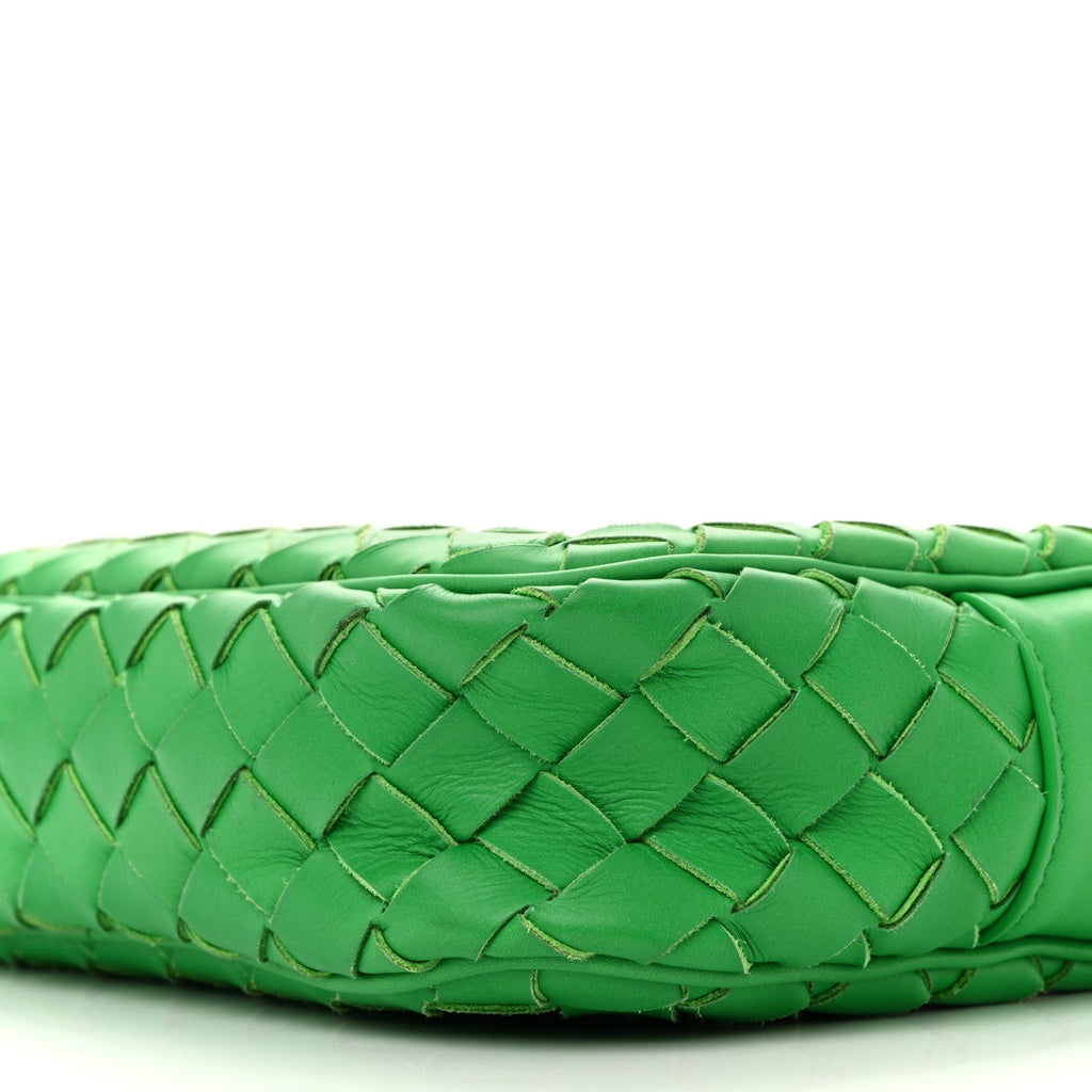 Calfskin Intrecciato Small Camera Bag Parakeet