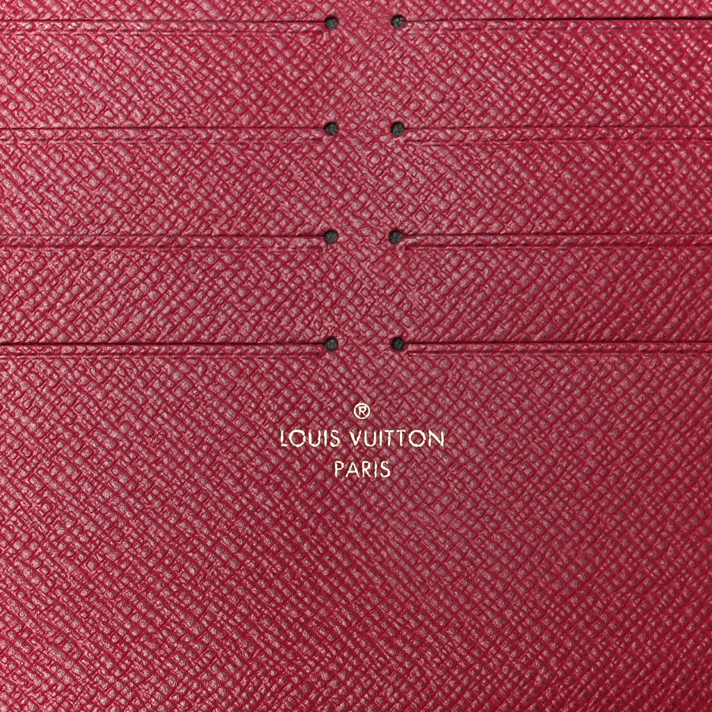 Monogram Pochette Felicie Chain Wallet Fuchsia