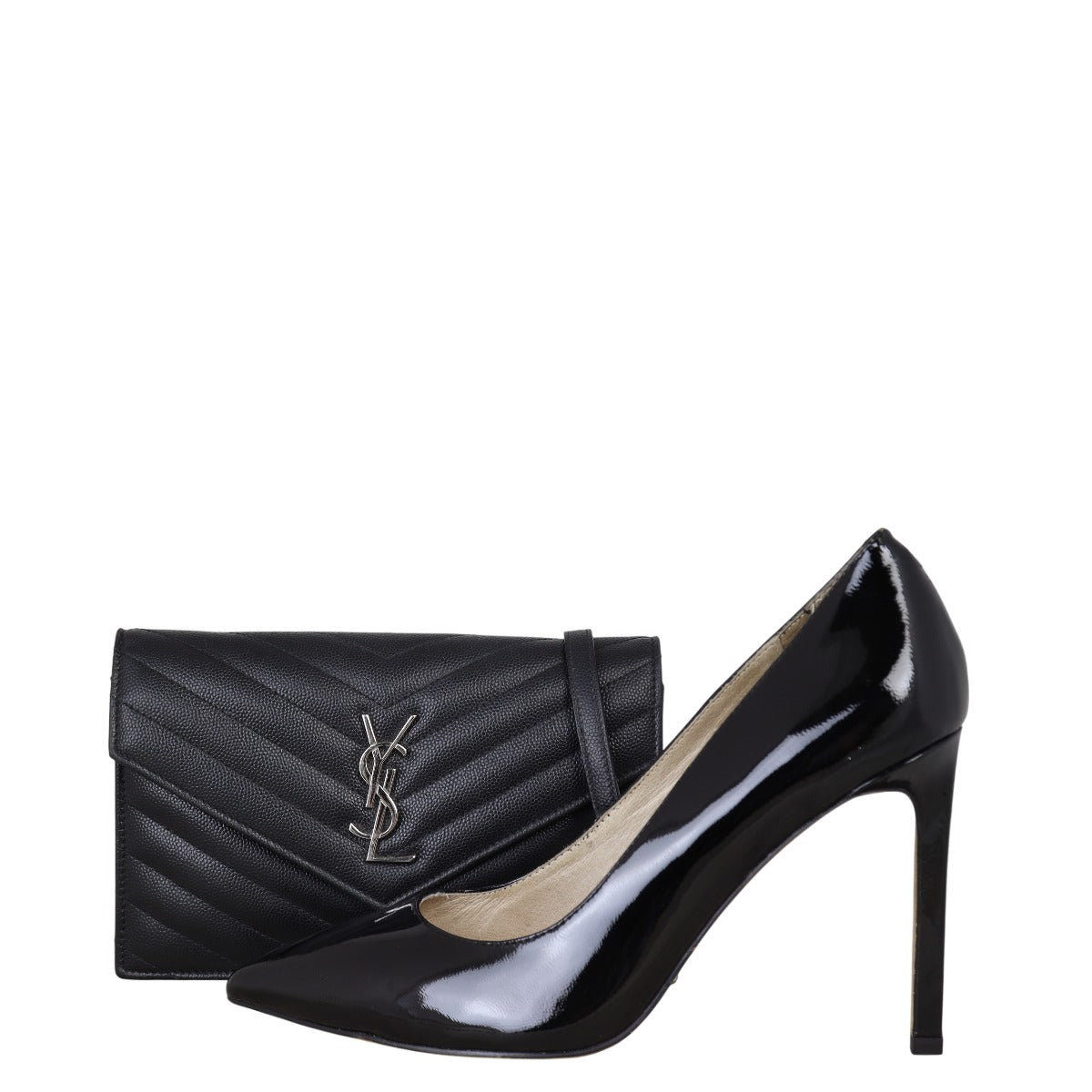 Saint Laurent Cassandre Envelope Chain Wallet