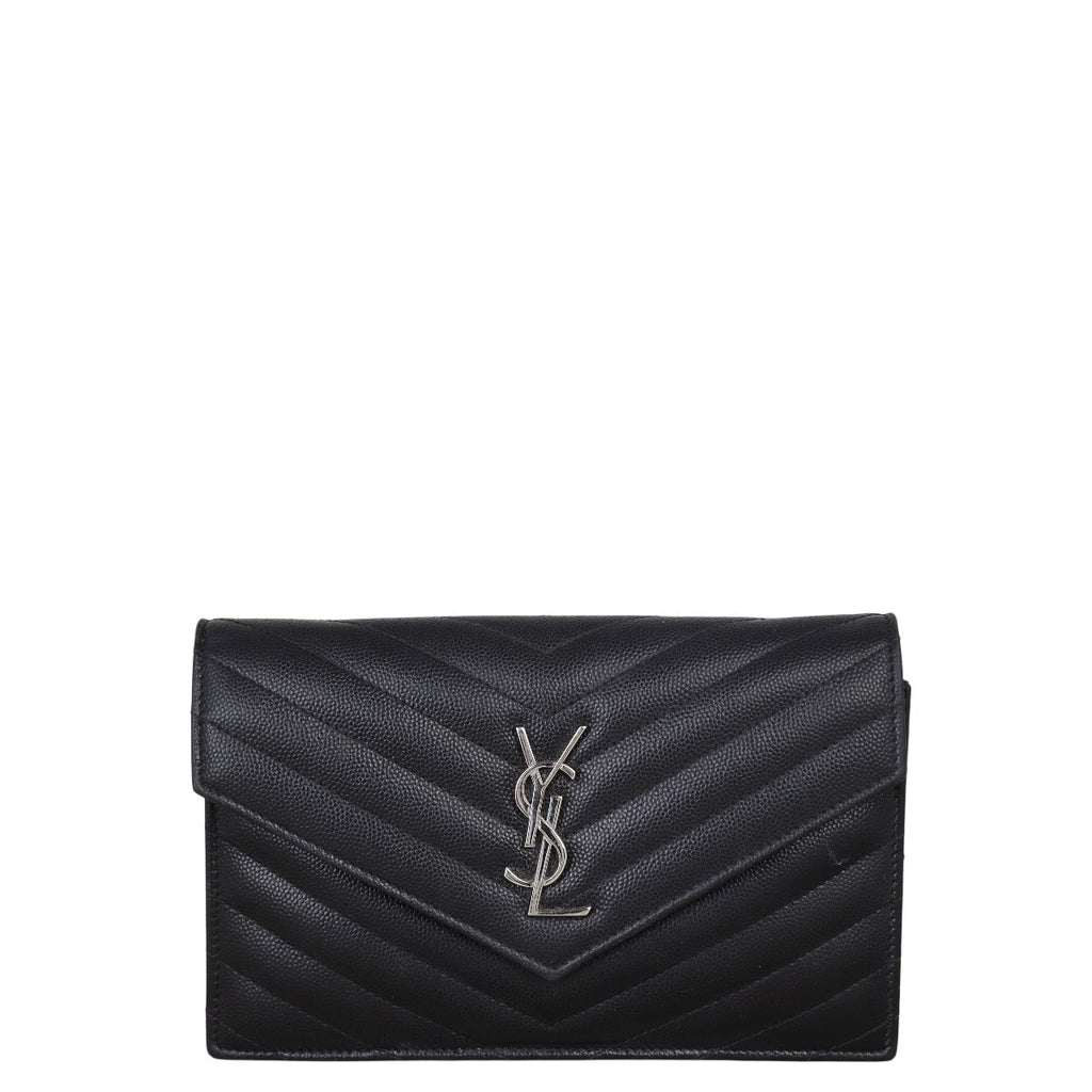 Saint Laurent Cassandre Envelope Chain Wallet