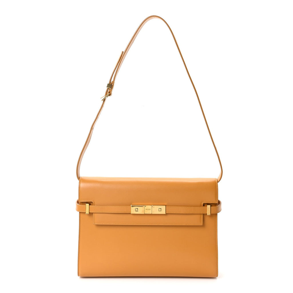 Smooth Calfskin Manhattan Baguette Tangerine