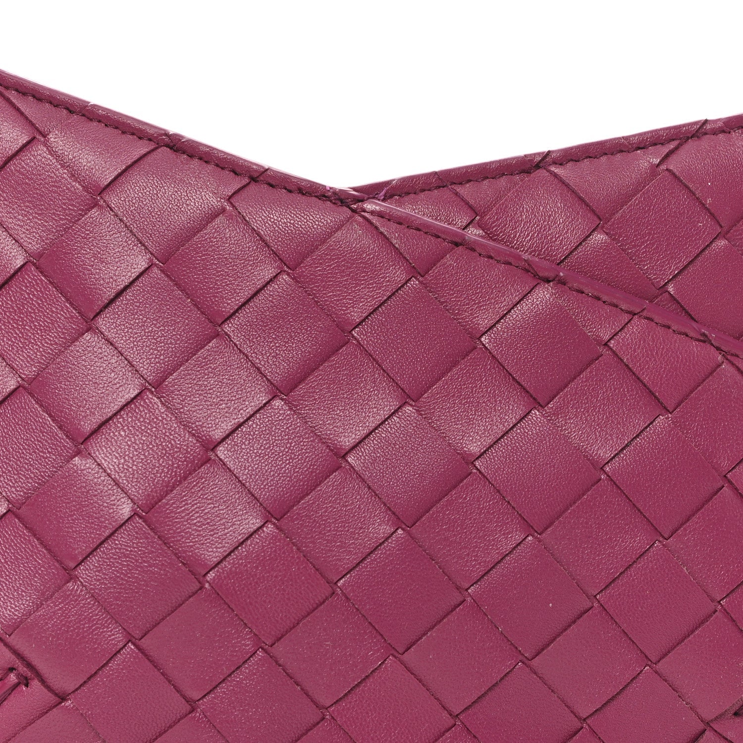 Nappa Intrecciato Mini Solstice Shoulder Bag Cinnabar