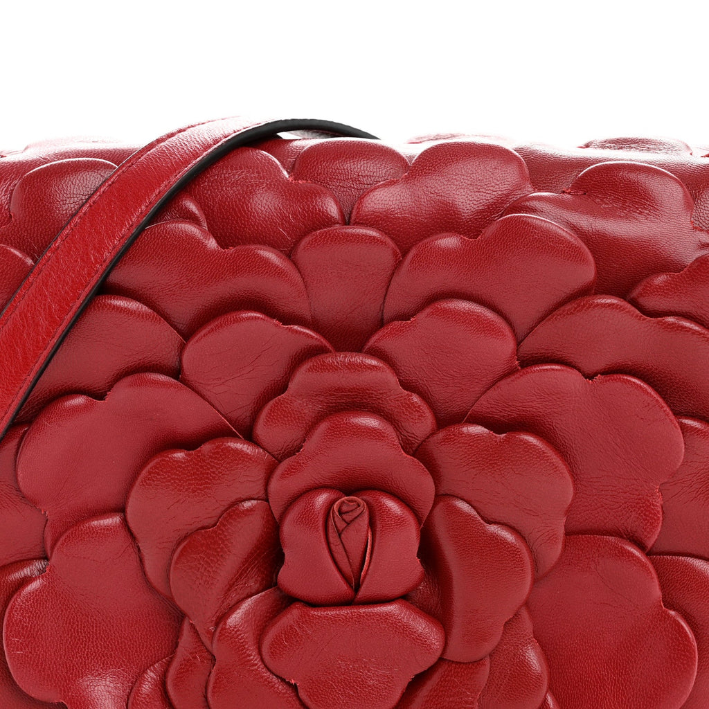 Nappa Atelier 03 Rose Edition Small Flap Crossbody Bag Cerise