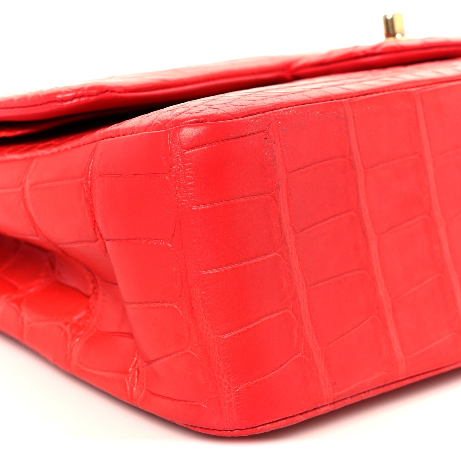 Alligator Jumbo Double Flap Red