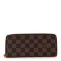 Damier Ebene Clemence Wallet Cherry