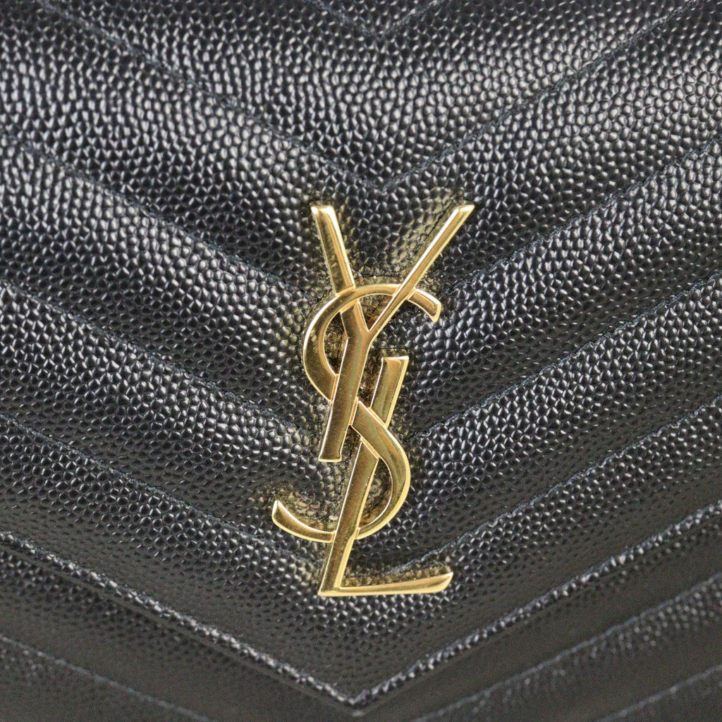 Saint Laurent Cassandre Envelope Chain Wallet