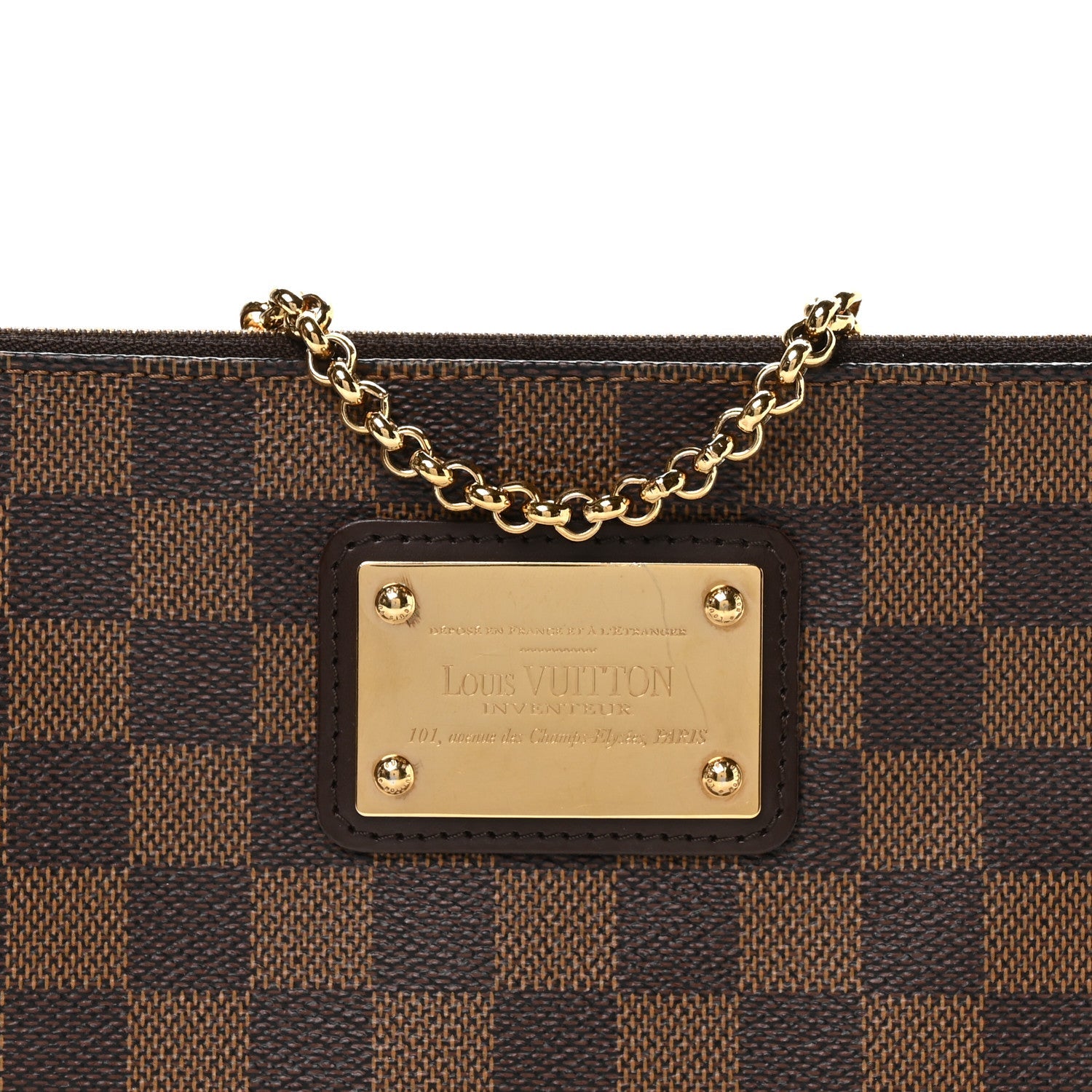 Damier Ebene Eva Clutch