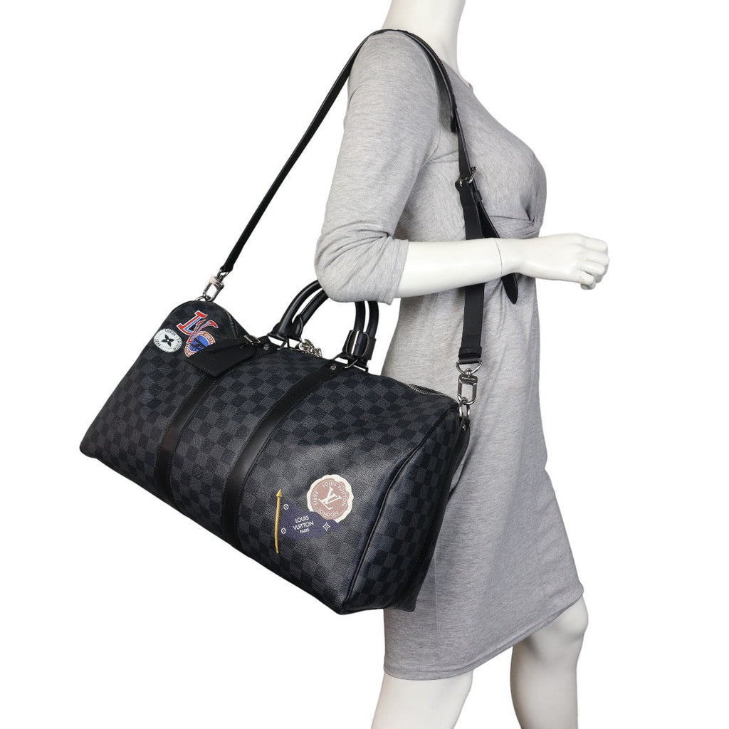 Louis Vuitton Keepall 45 Bandouliere Damier Graphite League