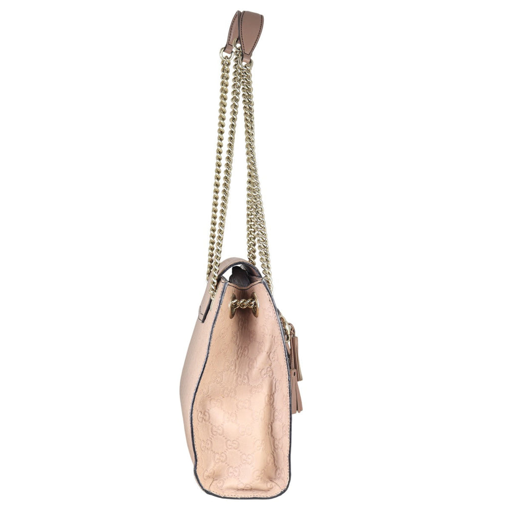 Gucci Emily Guccissima Large Chain Shoulder Bag