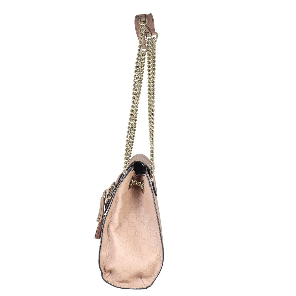 Gucci Emily Guccissima Large Chain Shoulder Bag