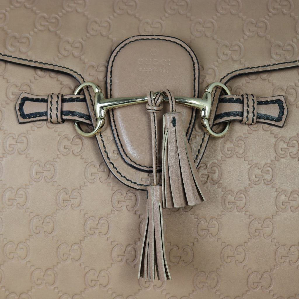 Gucci Emily Guccissima Large Chain Shoulder Bag