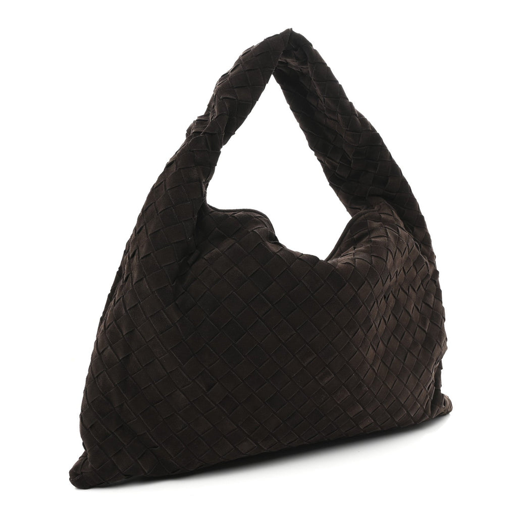 Suede Intrecciato Small Hop Fondant