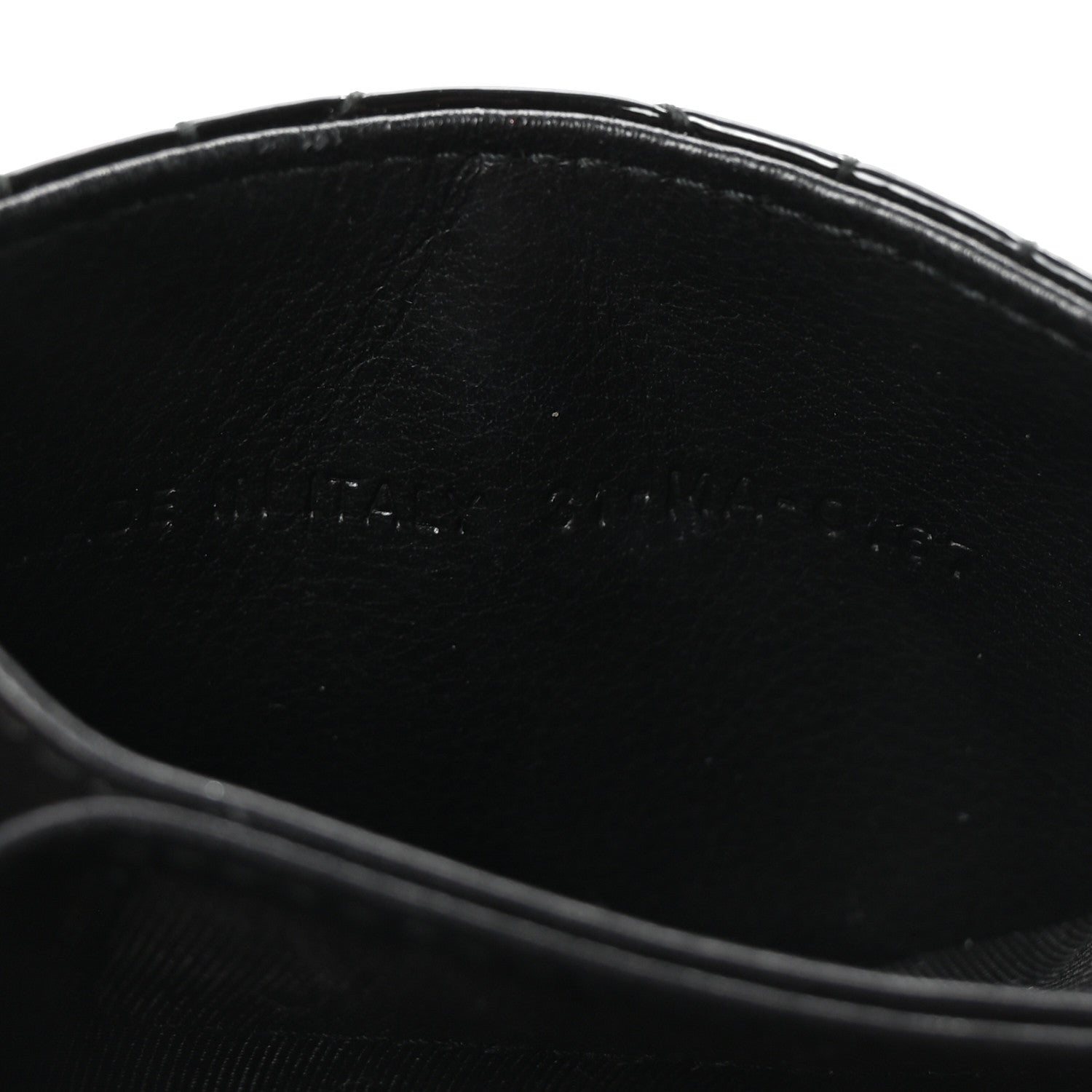 Patent Cannage Lady Dior 5-Gusset  Holder Black